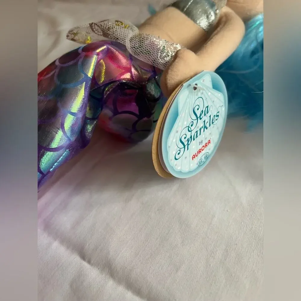 Aurora Cheeky’s Butterfly Mermaid Doll Eco Friendly NWT